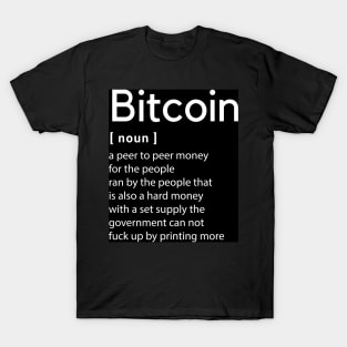 Bitcoin Definition T-Shirt